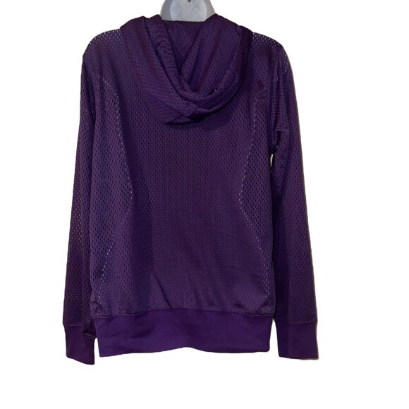 NFL Team Apparel Minnesota Vikings Mesh Shirt M Hoodie Football Purple - Picture 6 of 11